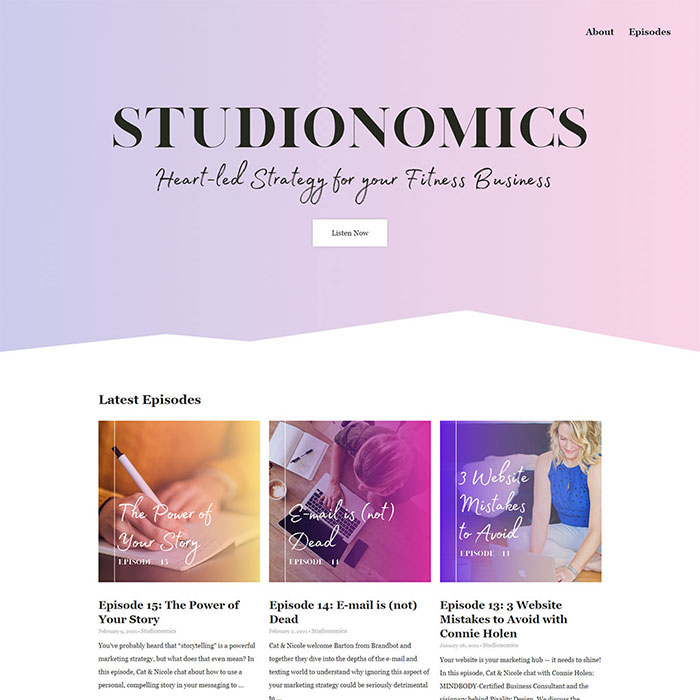 Studionomics Podcast