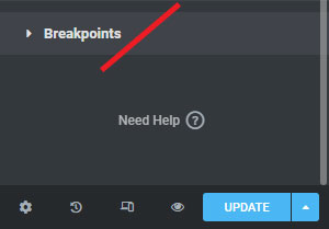 How to activate and deactivate Elementor Breakpoints